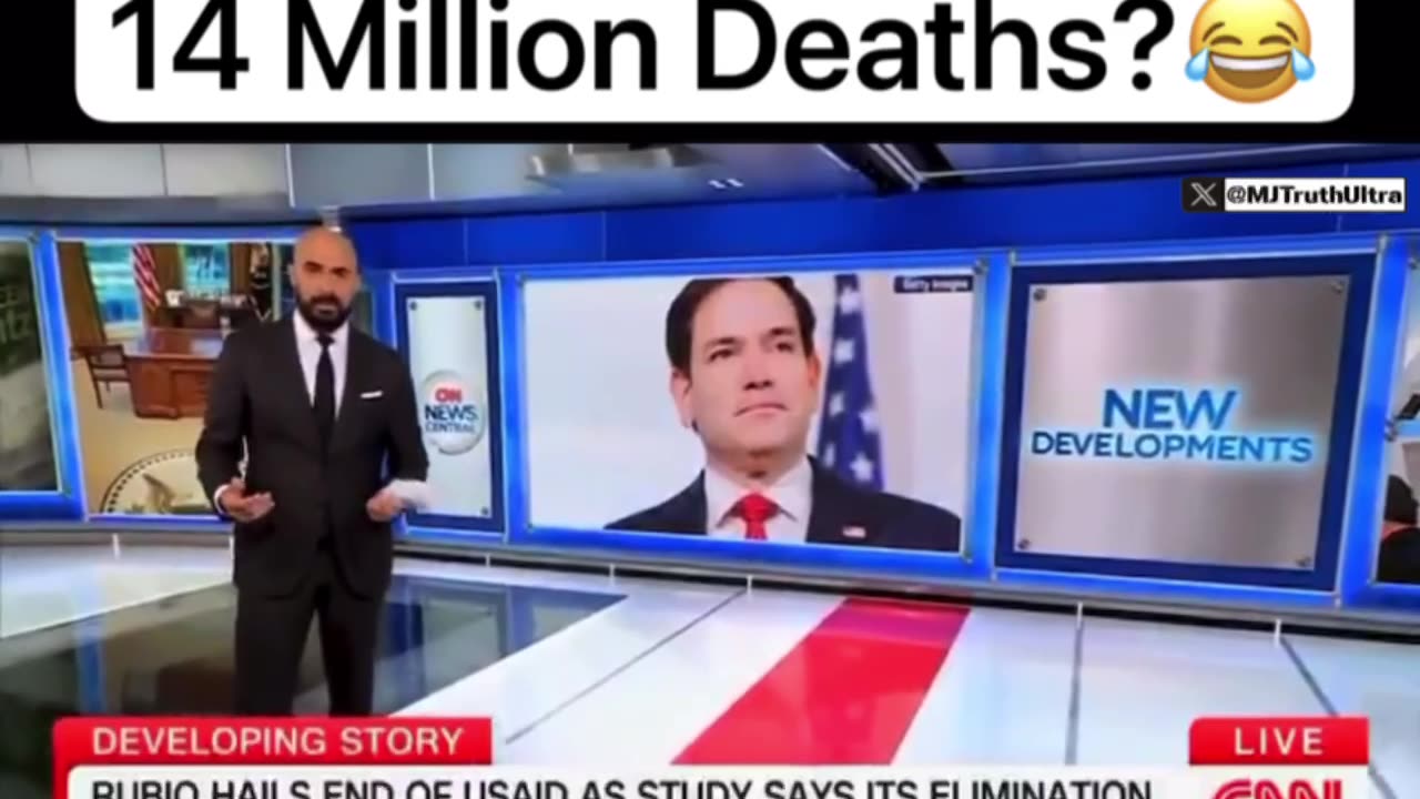 Closing USAID (foreign aid) will kill 14 million people within the next 5 years.