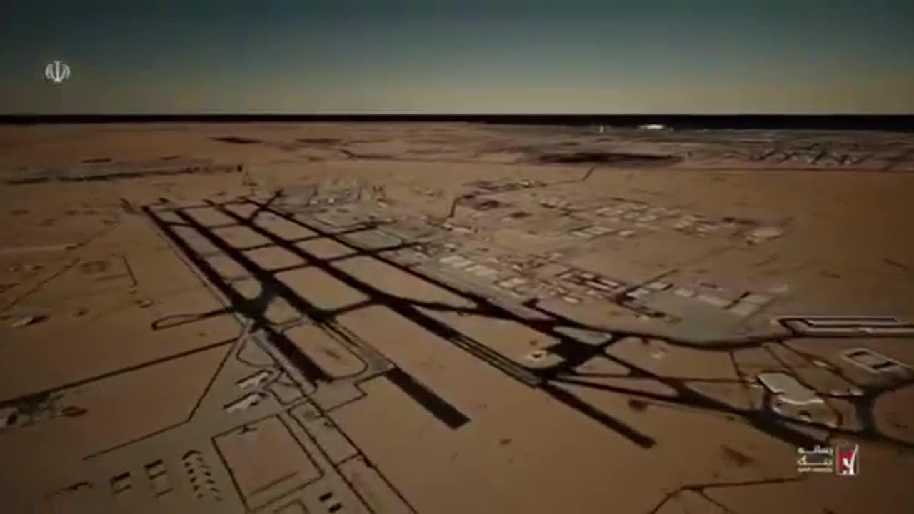 Iranian state media shared this after striking an empty U.S. base in Qatar.