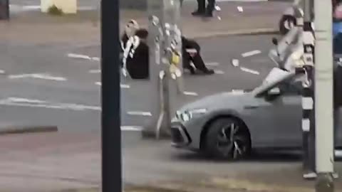 Pro-Palestinian demonstrator hit by car in the Netherlands - Middle East Eye (720p, h264)
