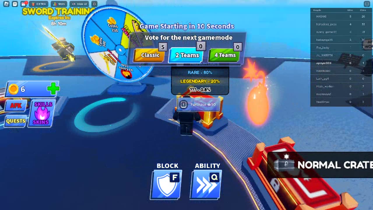 roblox blade ball the hunt
