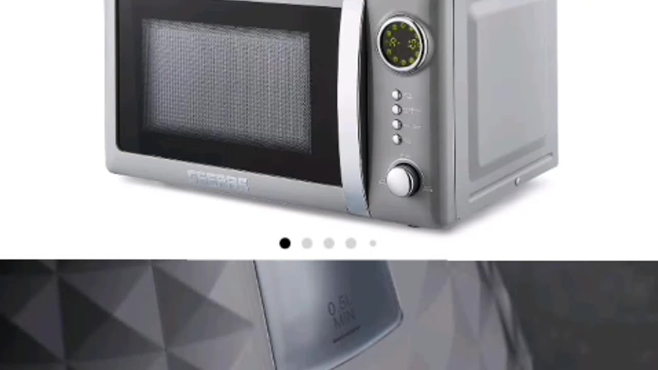 Geepas 3-in-1 Kitchen Set—Digital Microwave,Kettle & 4-Slice Toaster for Ultimate Modern Convenience