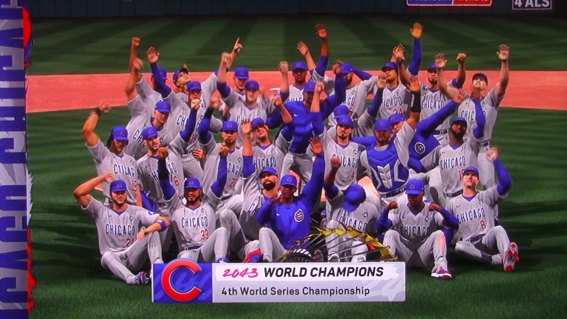 MLB The Show: Chicago Cubs vs Los Angeles Angels (S18 World Series G5)