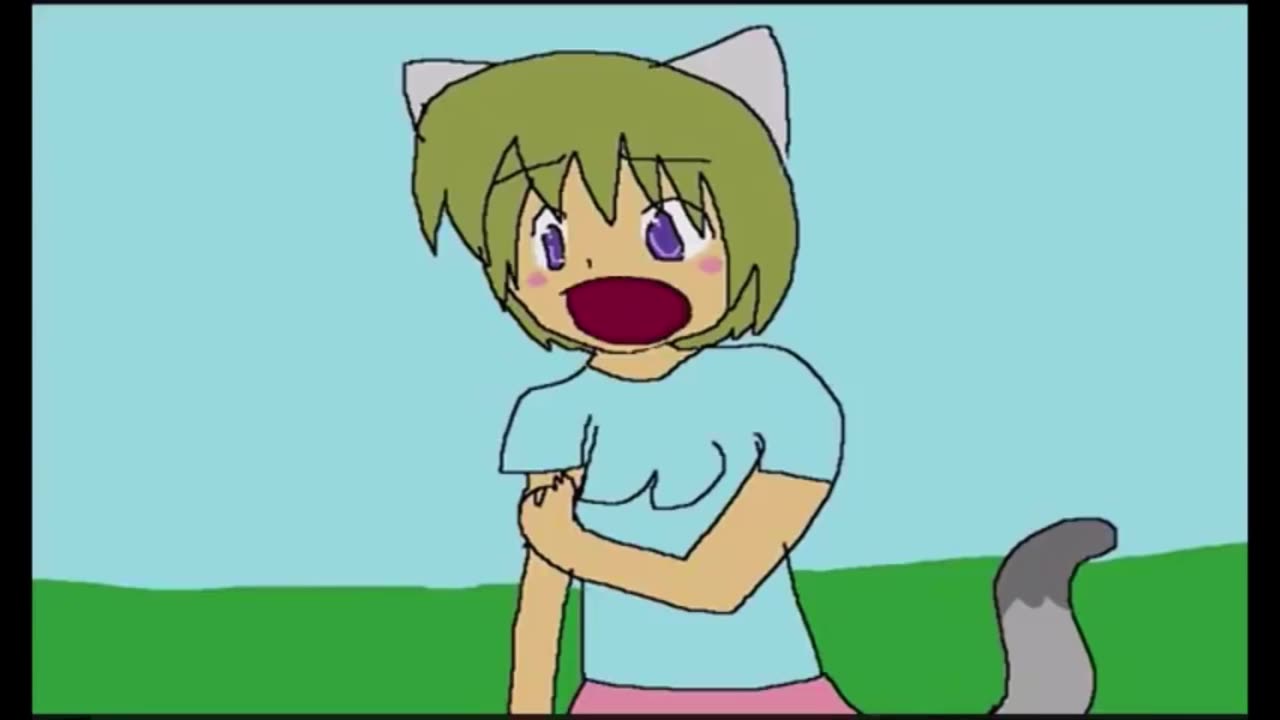 Raku-chan Screaming for 40 Seconds (REUPLOADED)