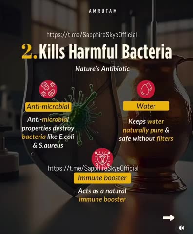 7 Reasons Copper Water Is Beneficial - Copper charged water helps detoxify the body, supports digest