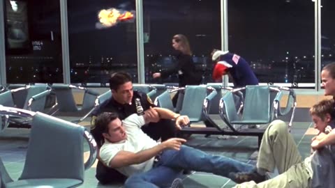 Airplane explodes