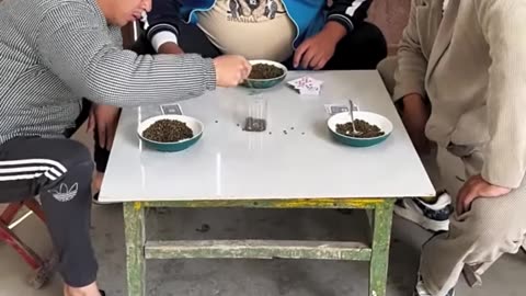 Card game fried golden flower eating pepper!