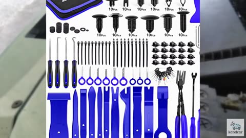 GOOACC 238Pcs Trim Removal Tool, Auto Push Pin Bumper Retainer Clip Set Fastener