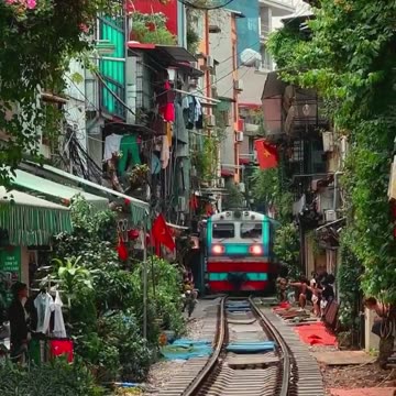 Hanoi Train Street, Vietnam