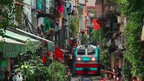 Hanoi Train Street, Vietnam