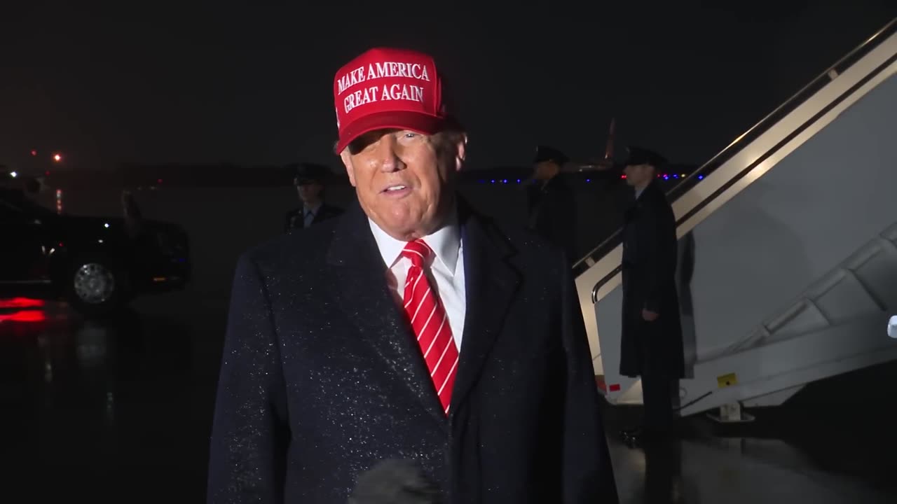 President Trump Gaggles with Press at Joint Base Andrews, May 30, 2025