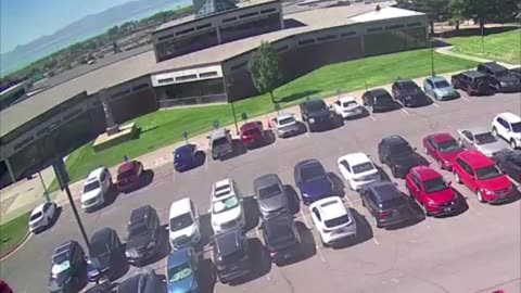 FBI releases Close up of the shooter jumping off the building…