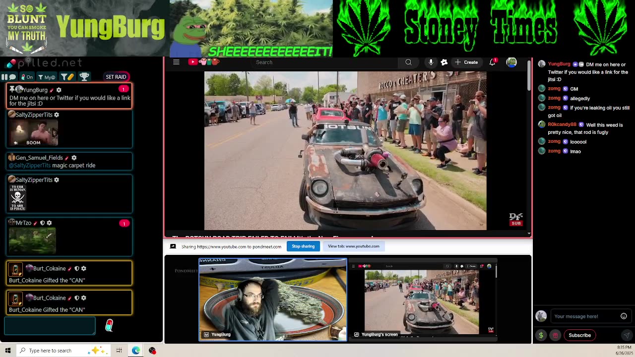 Burg's Lounge.. Bing Chillin #Live #Cannabis #420 #Hangout