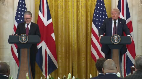 🇺🇸🇬🇧 PRESIDENT TRUMP & UK PRIME MINISTER KEIR STARMER HOLD JOINT PRESS CONFERENCE