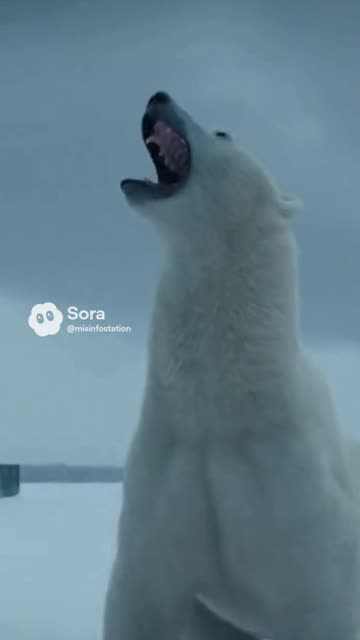 Polar Bear Attack At Landing Zone