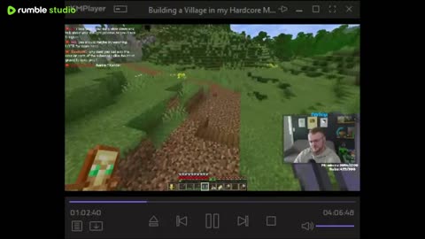Building a Village in my Hardcore Minecraft Forever World