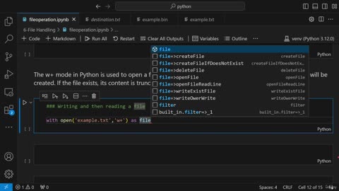 7.1 File Operation In Python Krish Naik ML