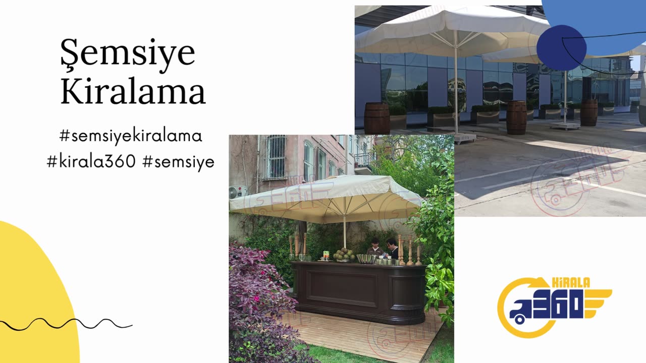 semsiye kiralama fiyatlari