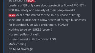 Q'S IRAN BOMBSHELL: "Deal Was $CAM for Western Politicians" | Cash, Cover-Ups & Coming Revolution