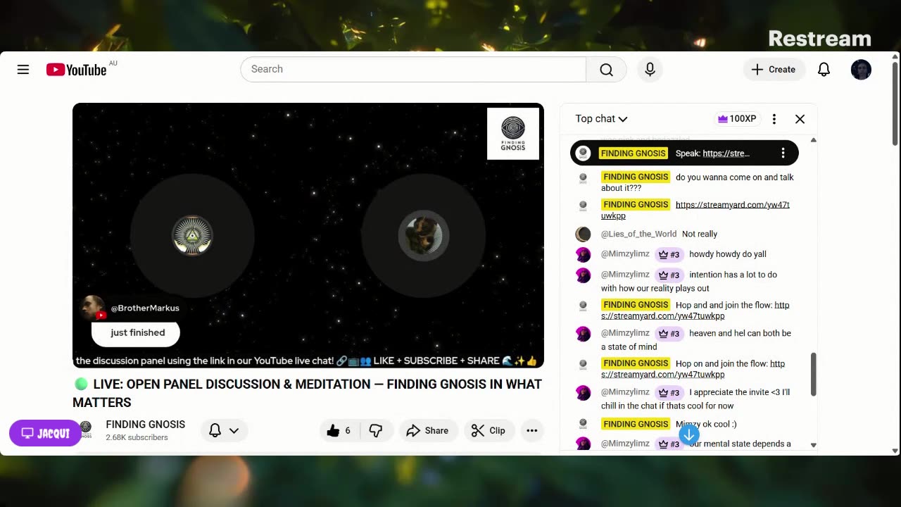 Live with Restream, November 14