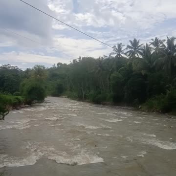 beautiful nature of the Citarik river rafting