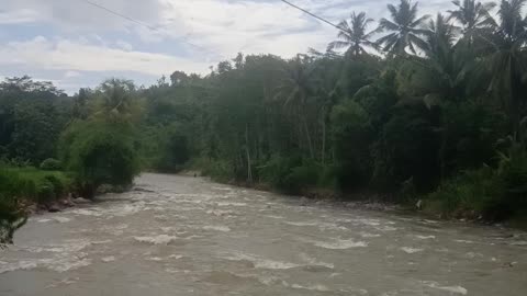 beautiful nature of the Citarik river rafting