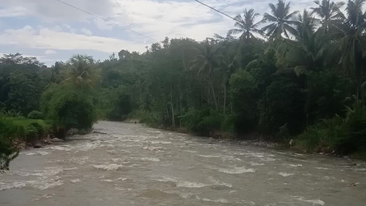 beautiful nature of the Citarik river rafting