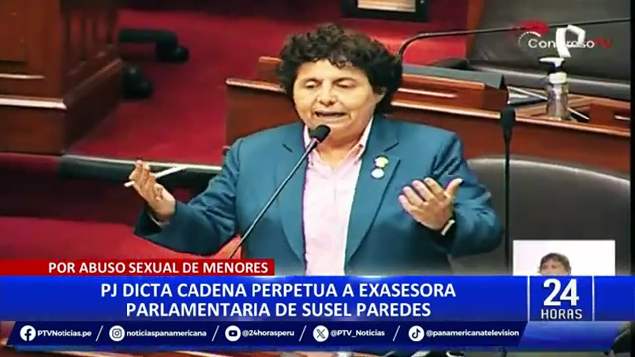 dictan CADENA PERPETUA a exasesor trans de Susel Paredes por VIOLAR NIÑOS