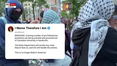 Columbia pro-Palestine protests backfire on radicals after NYPD storms university and makes arrests.