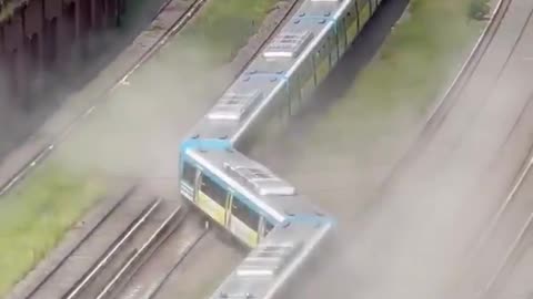 Passenger train derails in Liniers area of Buenos Aires, Argentina, reports of multiple victims.