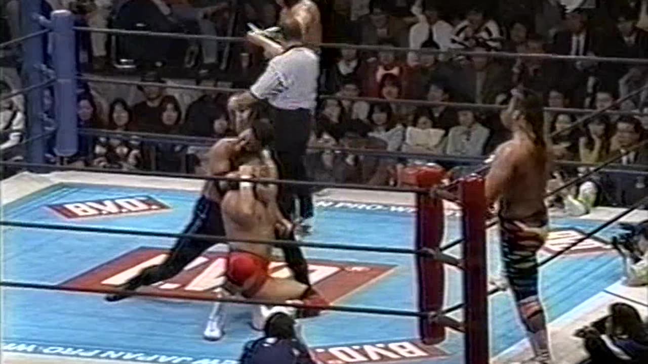 (1996.04.05) Keiji Muto & Kensuke Sasaki vs Masahiro Chono & Hiroyoshi Tenzan - NJPW