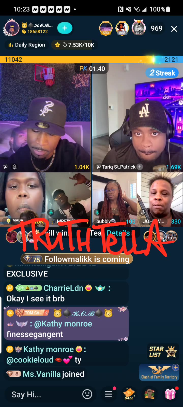 KOB TEAM PK WITH TARIQ, KYRA, FINESSE, BUBBLY, CNN & MORE