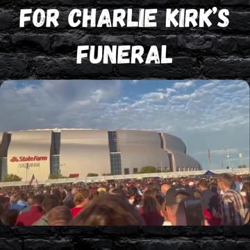 Thousands already waiting for Charlie Kirk