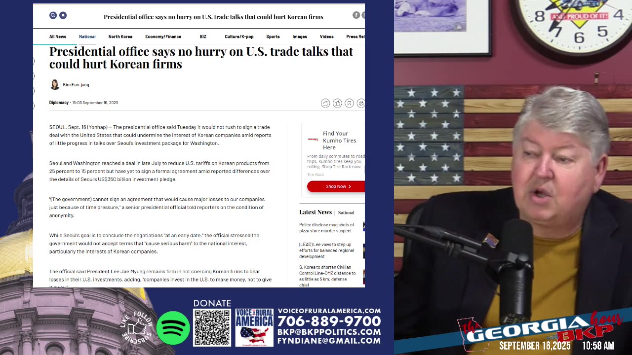 LIVESTREAM - 8:00am ET - Voice of Rural America with BKP