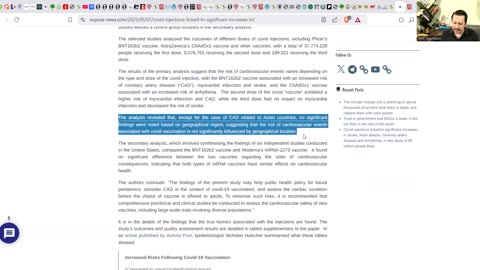 LANDMARK STUDY: VAX KILLING MILLIONS! - 85 Million People Studied - Shocking Surge In Heart Attacks