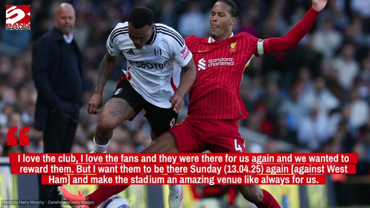 Virgil van Dijk gives update on Liverpool contract negotiations