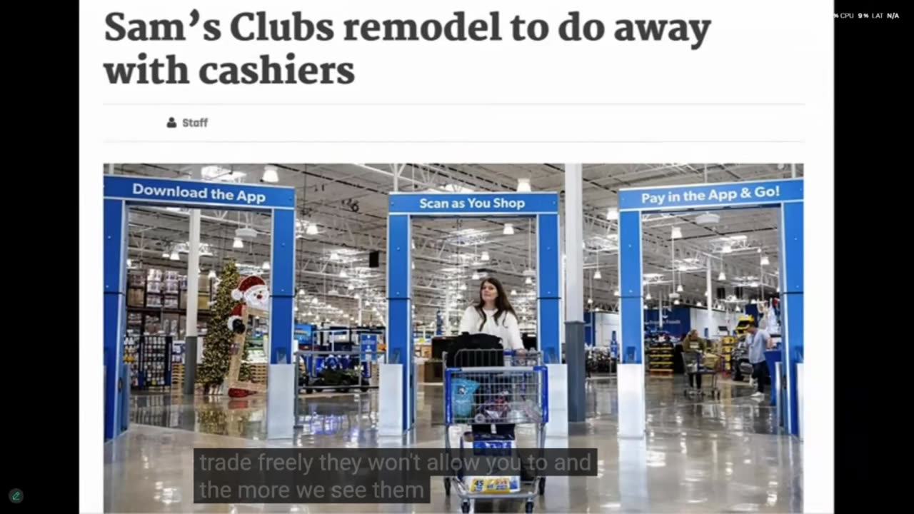 MOTB update 600 SAM'S club's to go cashless