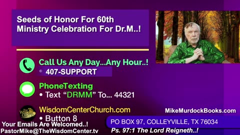 Re-Air: Bible Wisdom LIVE With Mike Murdock..!!!