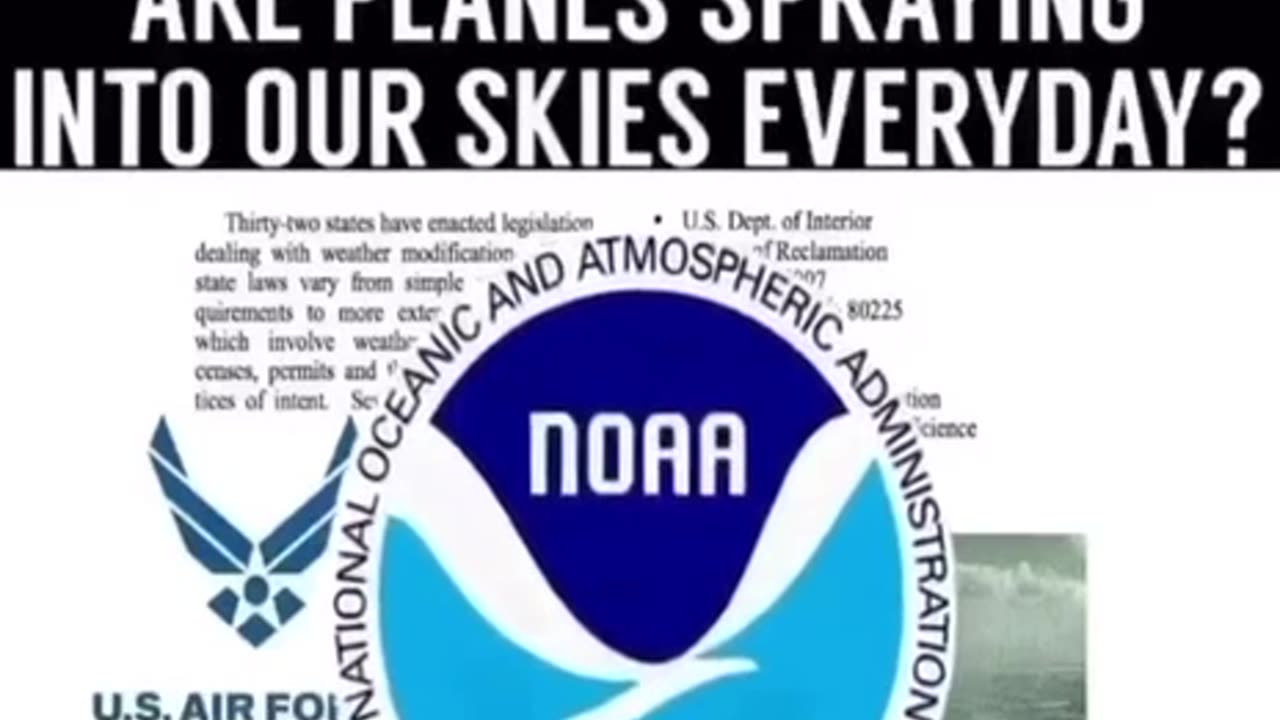 They spray in different layers, at different heights!
