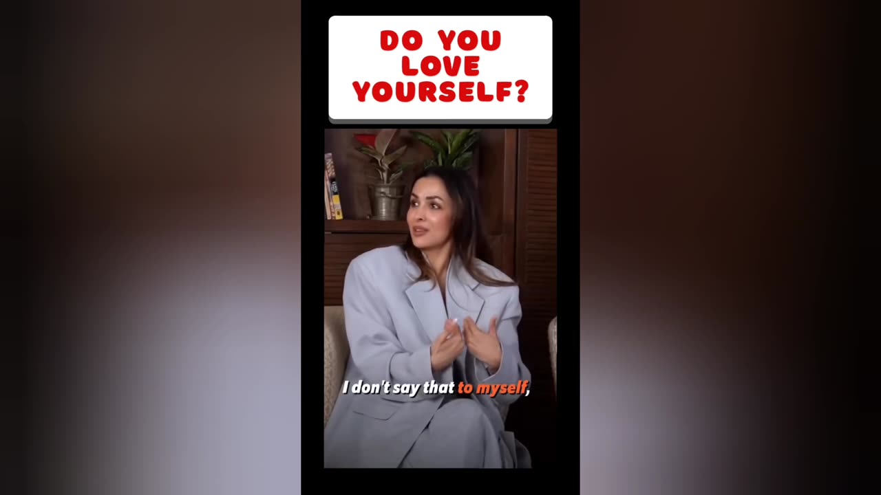 Do you love yourself?