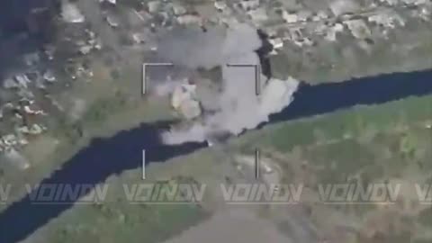 💥Bridge damaged after an airstrike in the village of Pokrovskoe