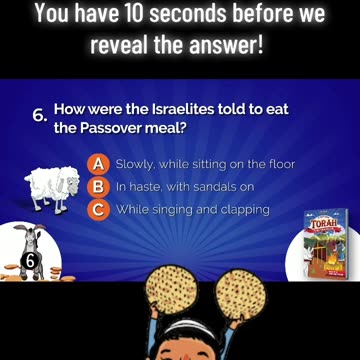 How were the Israelites told to eat the Passover meal?