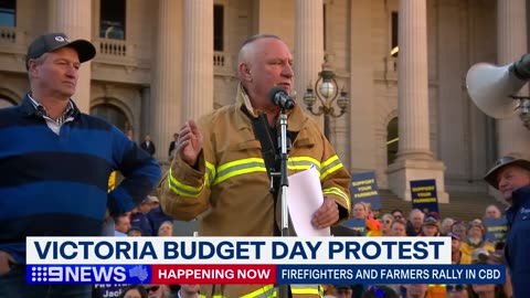 Execution-style Sydney shooting; Firefighters and farmers protest in Victoria 9 News Australia