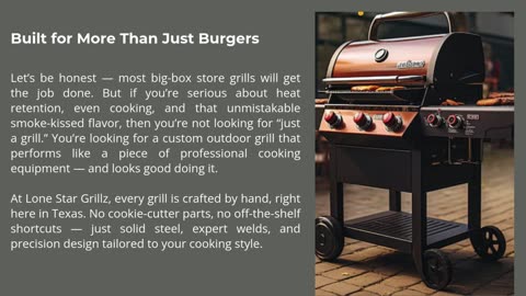 Crafted for the Flame: Why Lone Star Grillz Leads in Custom Outdoor Grills