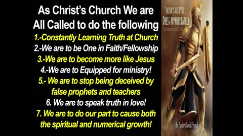 The Full Armor of God| How to Put It On and Keep It On!