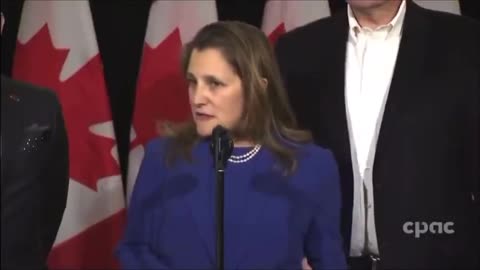 Freeland when she found out the court said they violated the charter of rights 🤡