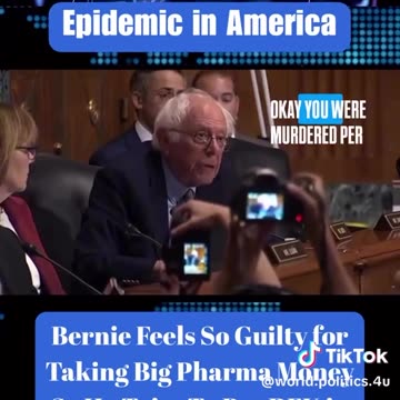 Bernie Feels So Guilty for Taking Big Pharma Money So He Tries To Put RFK in the Same Boat as Him