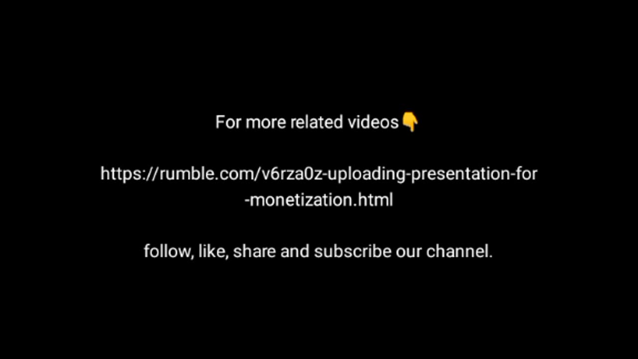 Presentation for monetization