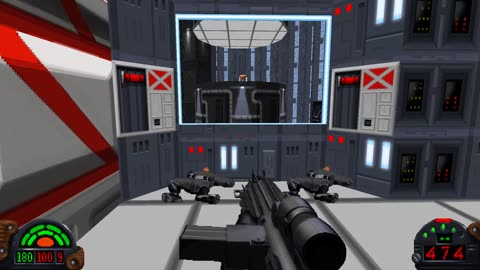 Star Wars Dark Forces Remastered: Mission 4 All Secrets Gameplay