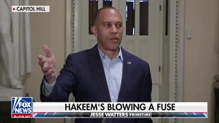 Hakeem Jeffries Blows A Fuse Over Karoline Leavitt
