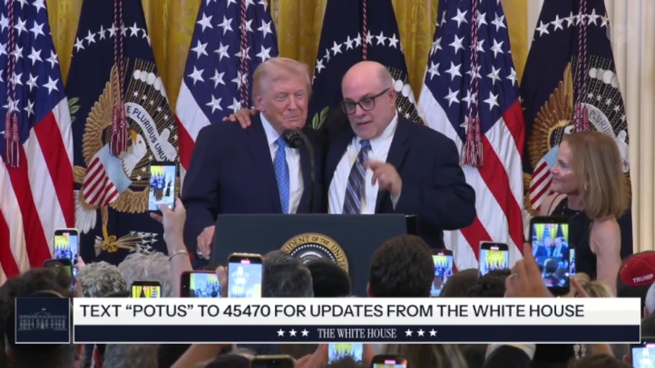 Mark Levin calls Trump "the first Jewish President to serve two— not consecutive presidencies."